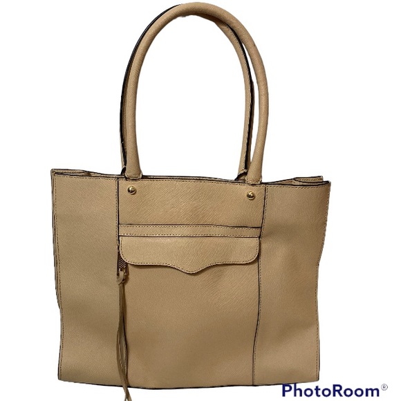 Rebecca Minkoff cream tan tote bag - Picture 3 of 16
